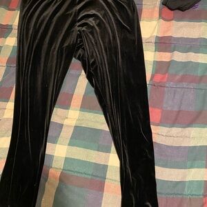 Black Velvet leggings